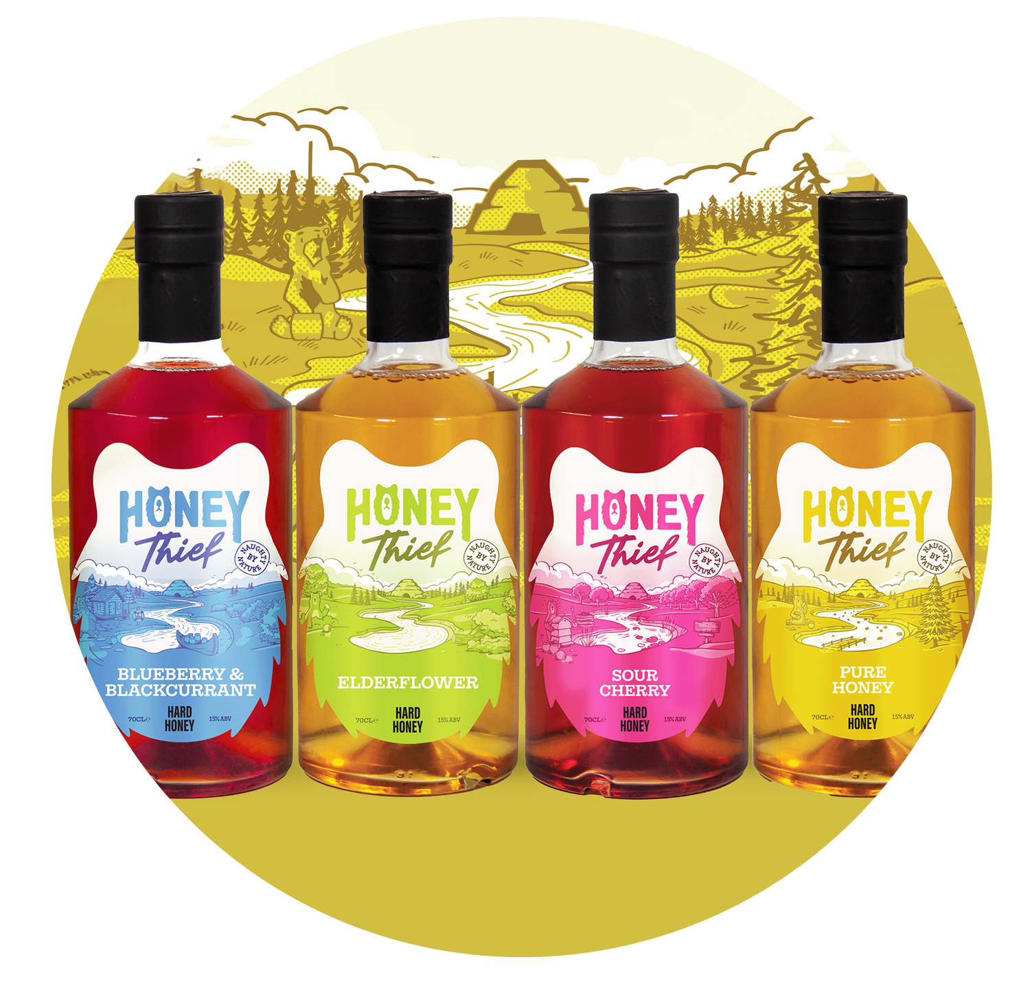 Hard Honey Bottles